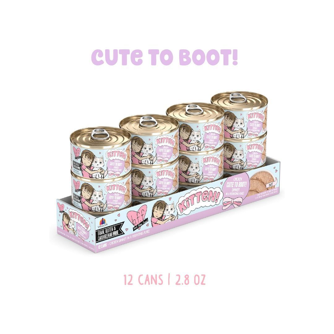 Bff Kitten Cute To Boot Chicken 2.8Oz (case of 12)