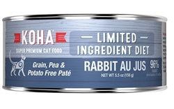 Koha Cat Limited Ingredient Pat Grain Free Rabbit 3oz.(Case of 24)