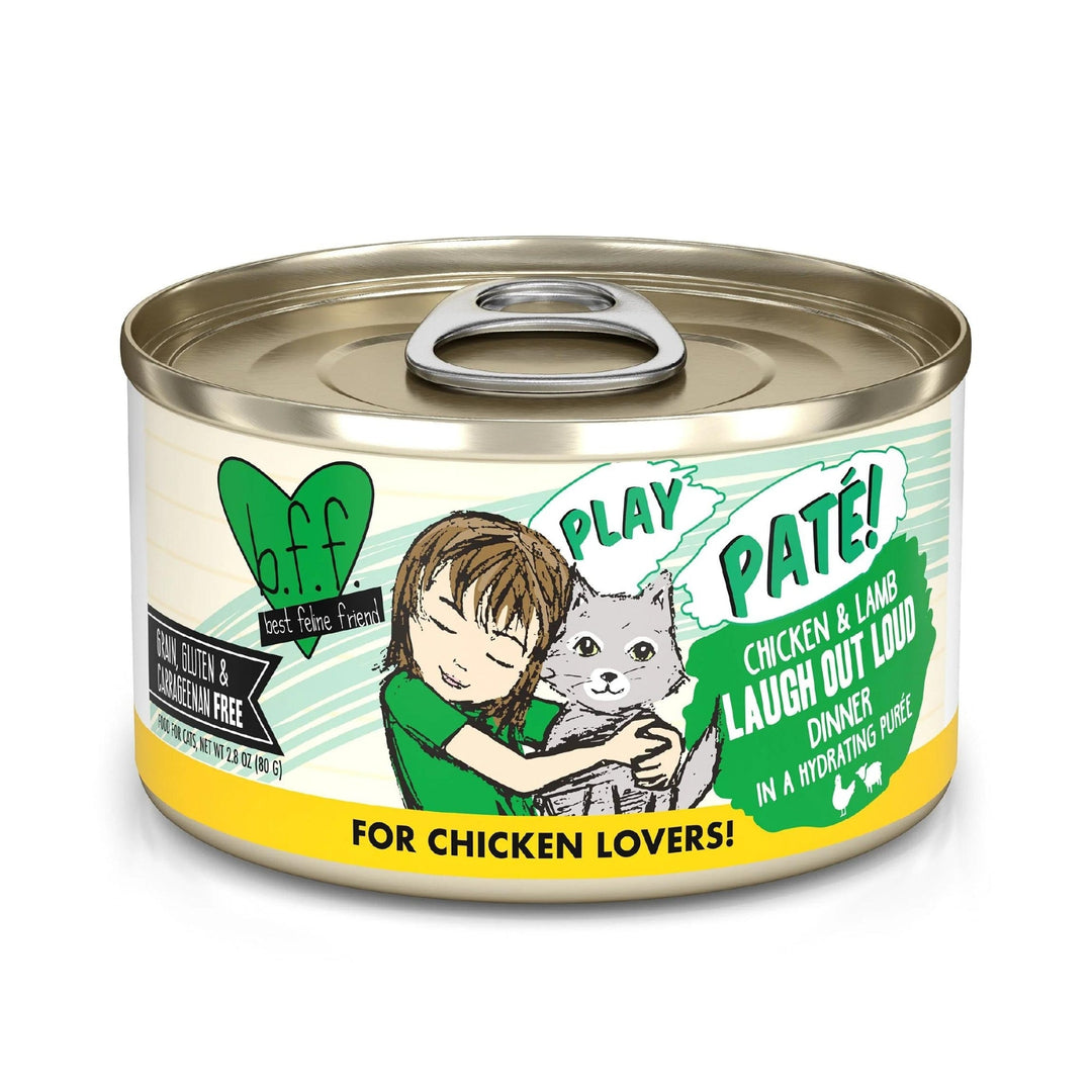 BFF Cat Play Chicken & Lamb Laugh Out Loud Dinner 2.8oz. (Case of 12)