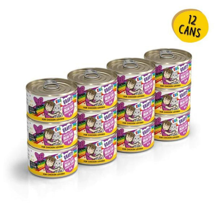 BFF Cat Omg Chicken and Duck Dream Team Dinner in Gravy 2.8oz. (Case of 12)