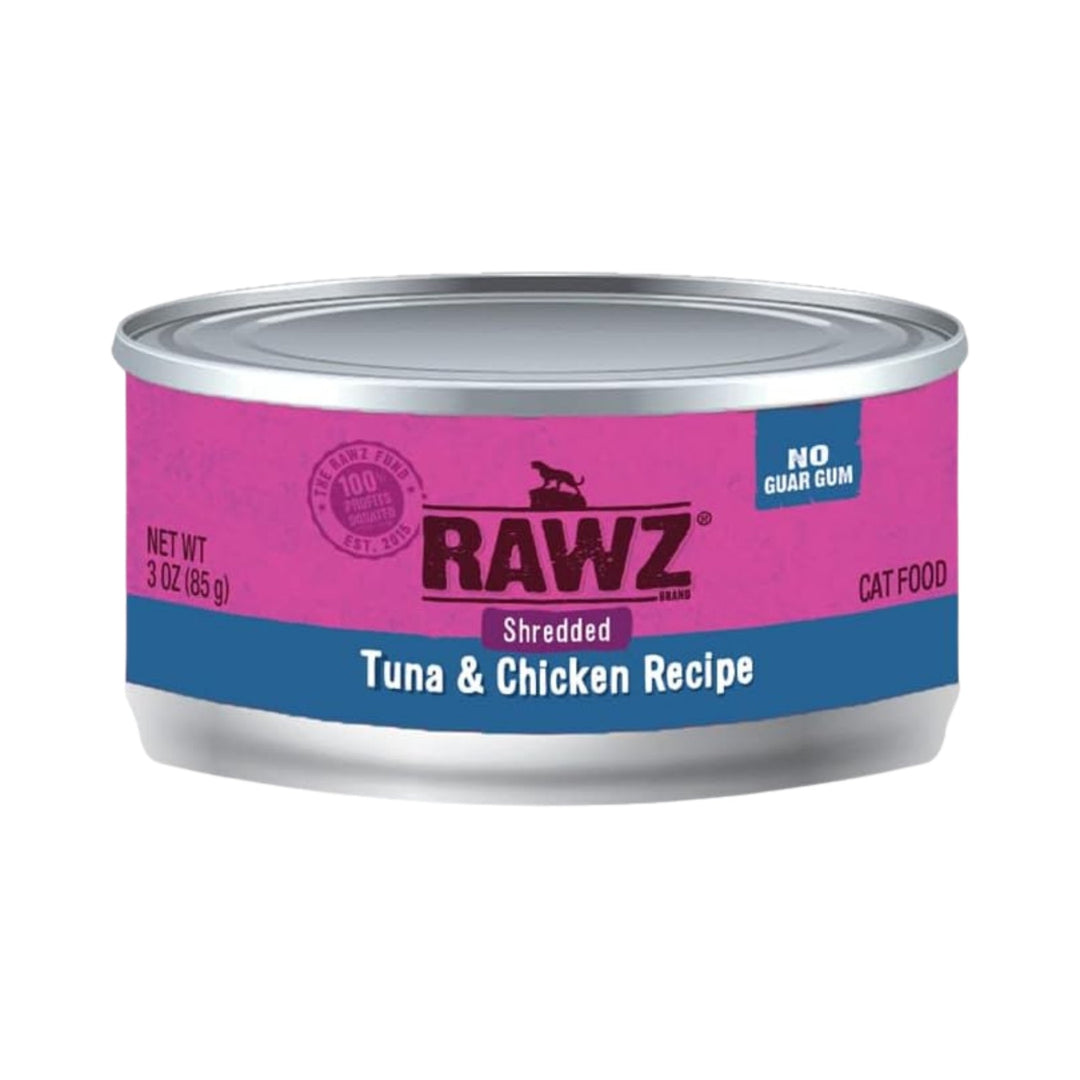 Rawz Cat Shredded Tuna Chicken 3oz. (Case of 18)