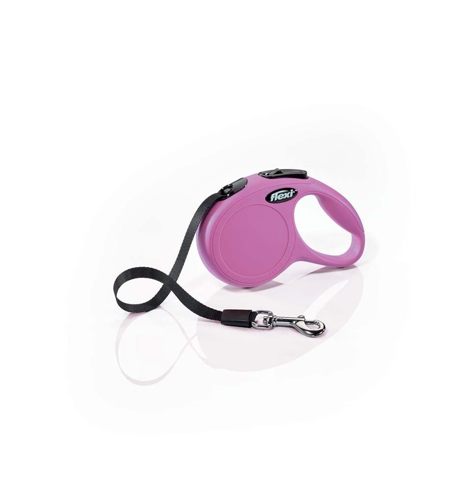 Flexi Flexi Classic Nylon Cord Dog Leash Pink 1ea/10 ft, XS, Up To 26 lb