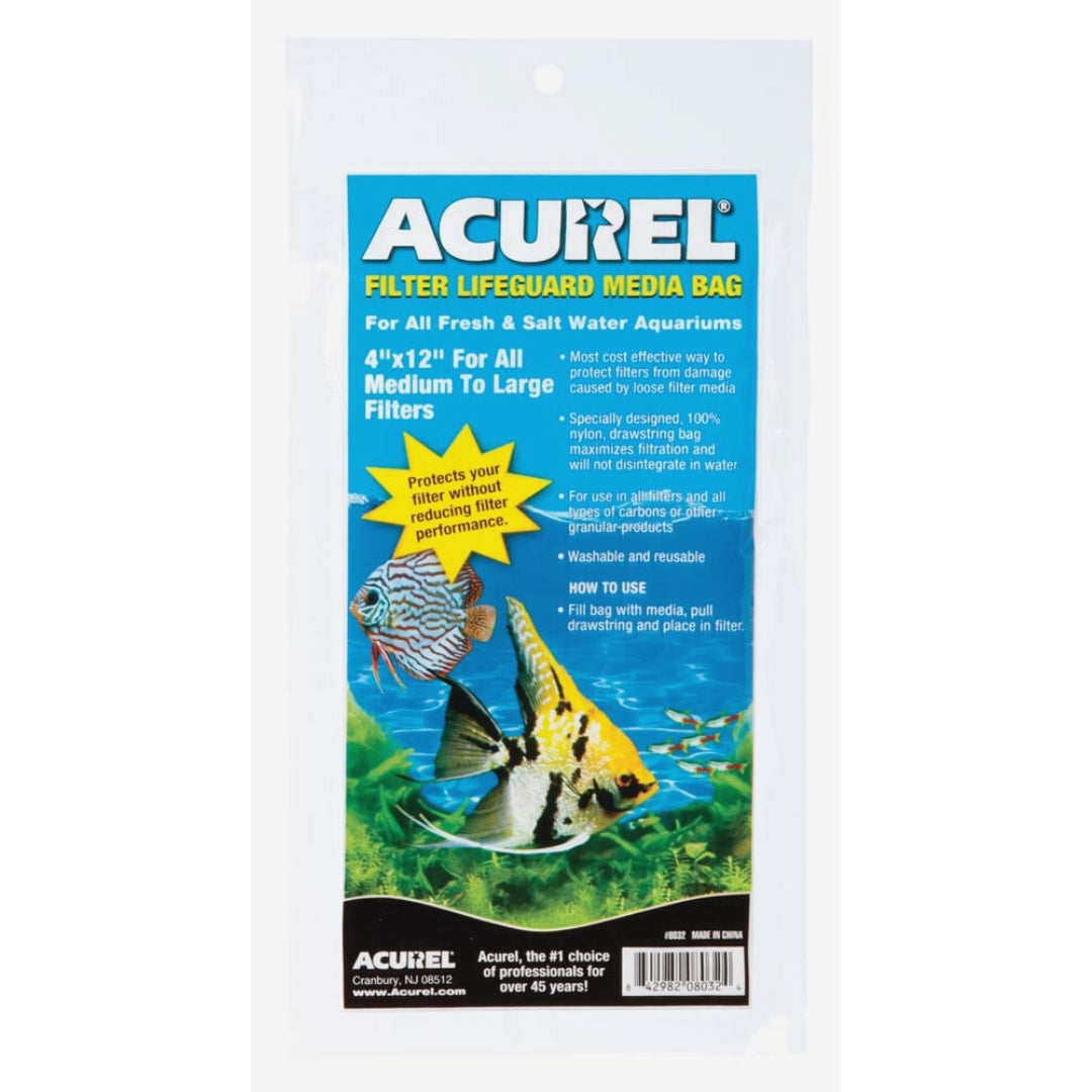 Acurel Filter Lifeguard Media Bag White 1ea/4 In X 12 in