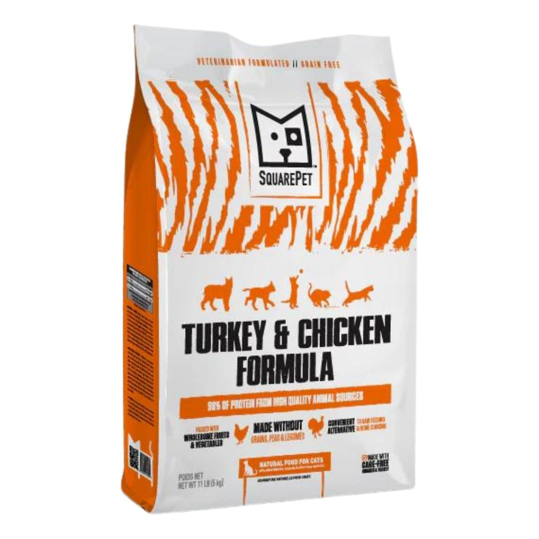 SquarePet Cat Turkey Chicken 11Lb