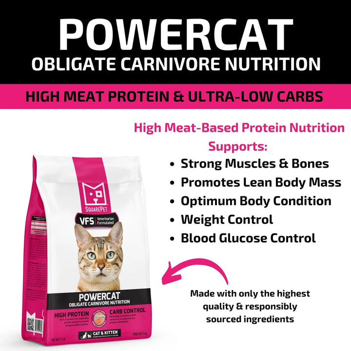 Square Pet VFS Powercat 4.4Lb  Herring Salmon