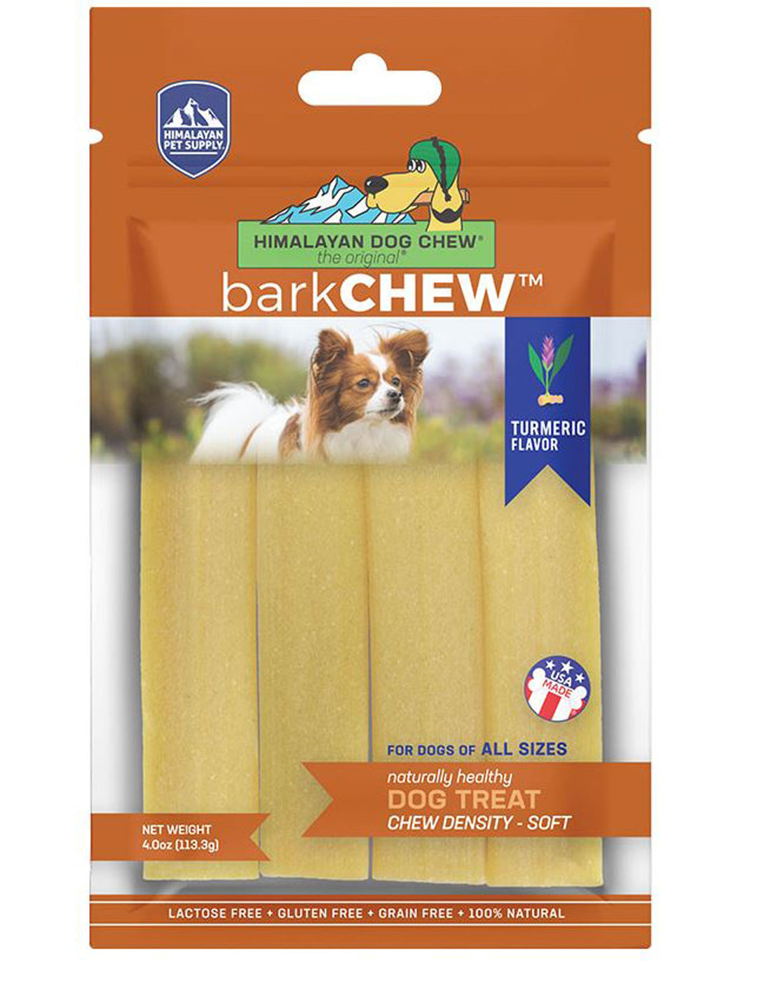 Himalayan Dog Chew Dog Barkchew With Turmeric 4oz.