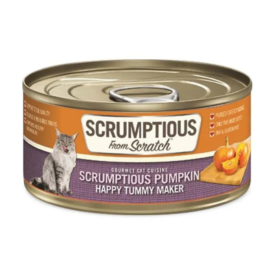 Scrumptious Dog Cat Pumpkin Puree 2.8oz. (Case of 12)