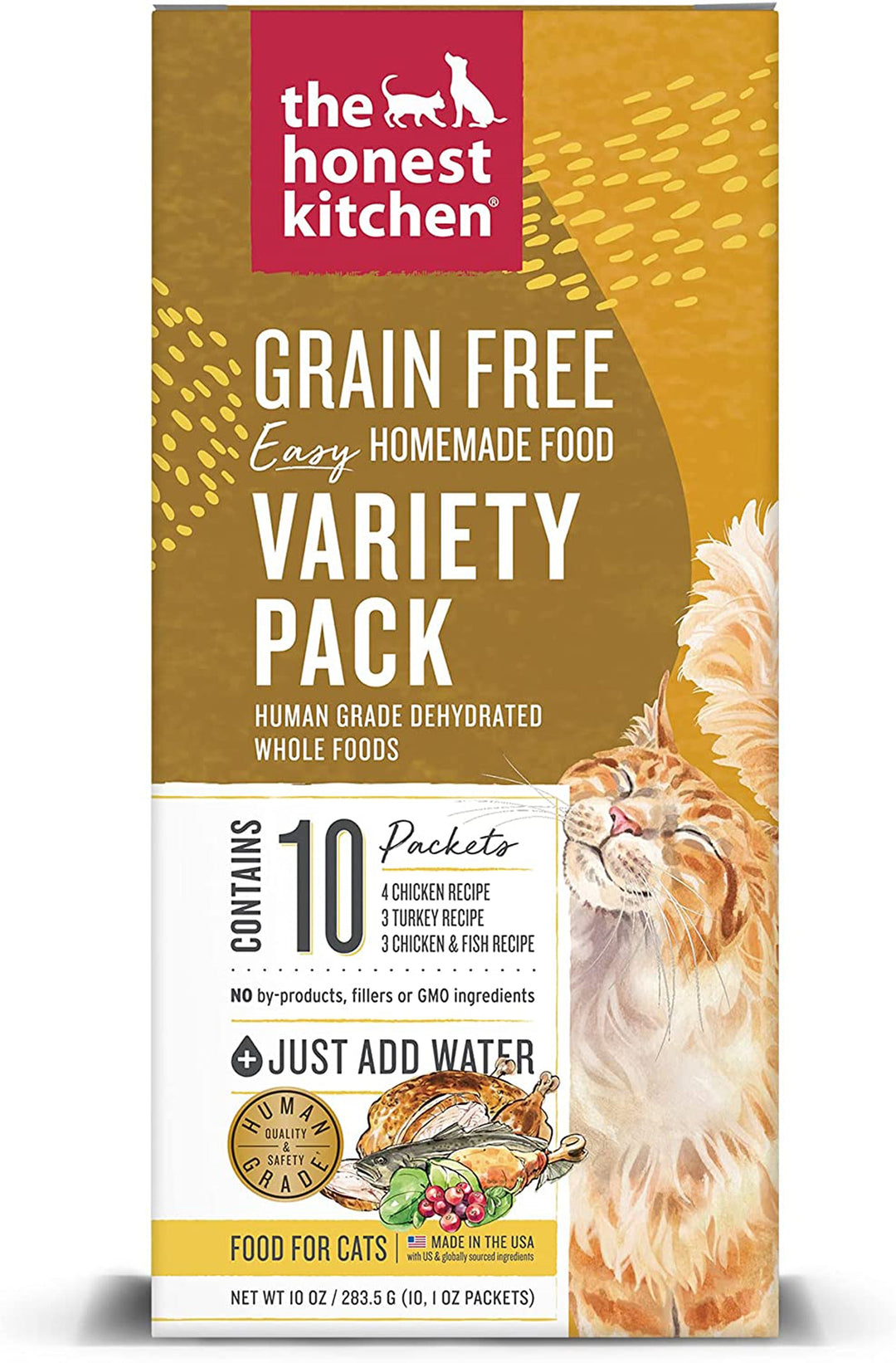 Honest Kitchen Cat Grain Free Dehydrated 1Oz Vareity Pack