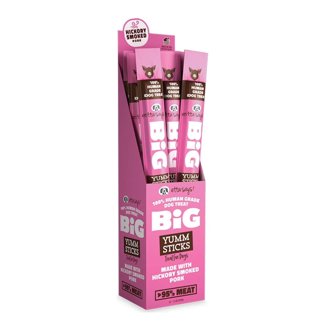 Etta Says Dog Grain Free Yum Stick Big Pork (Case of 24)