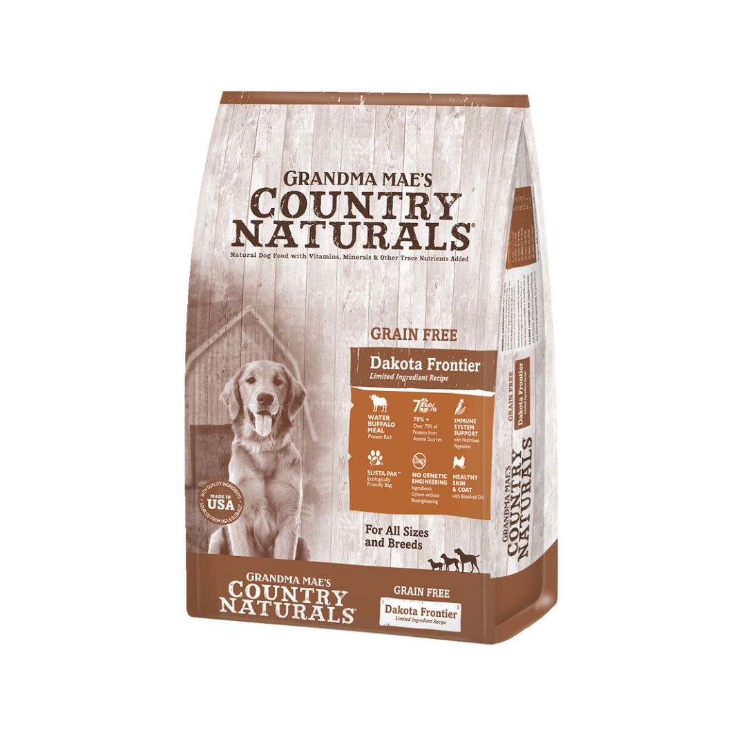 Grandma Mae's Country Naturals Dog Limited Ingredient Grain Free Buffalo 22Lb