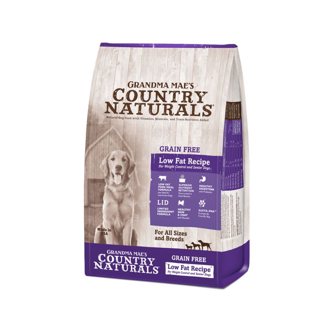 Grandma Mae's Country Naturals Dog Grain Free Senior Low Fat 23Lb