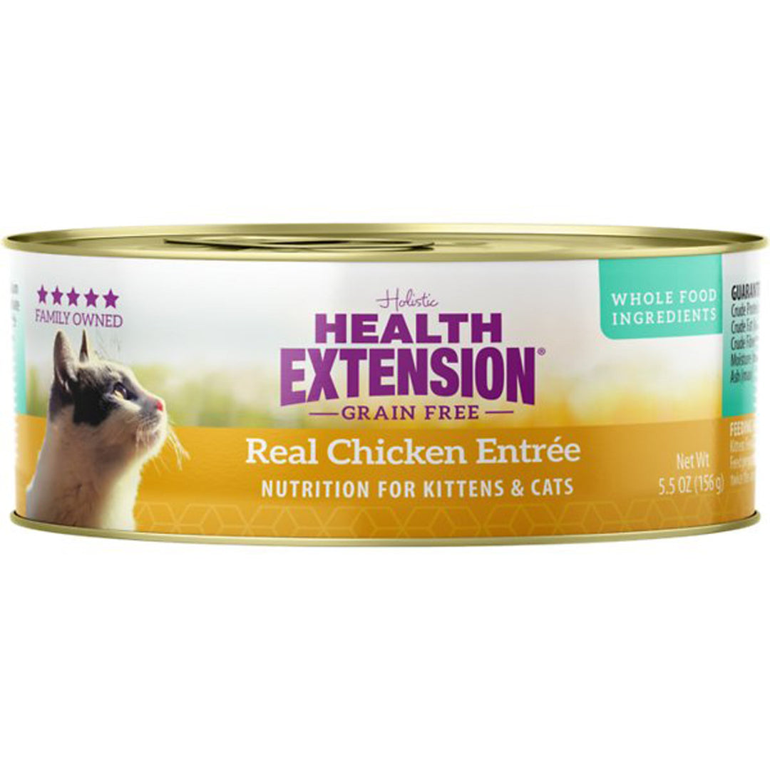 Health Extension Chicken Entree Cat Food 5.5oz (Case of 24)