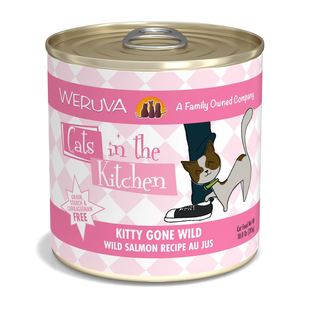 Cats In The Kitchen Kitty Gone Wild - Wild Salmon Recipe 10oz. (Case of 12)