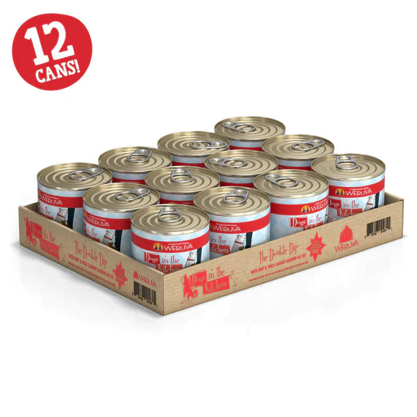 Dogs In The Kitchen The Double Dip With Beef And Wild-Caught Salmon Au Jus 10oz. (Case of 12)