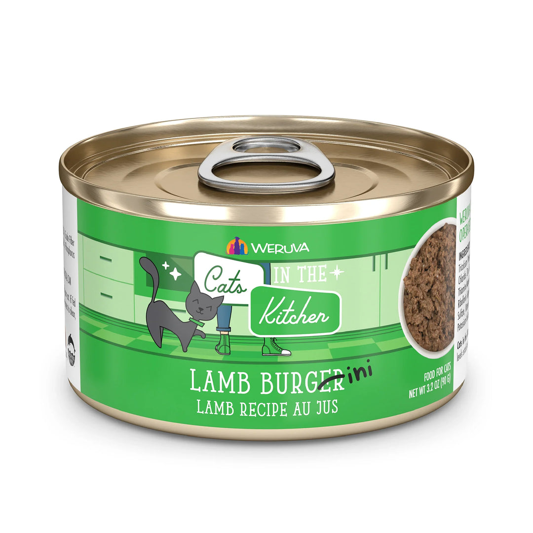 Cats in the Kitchen Lamb Burger-ini Lamb Recipe 3.2oz. (Case of 24)