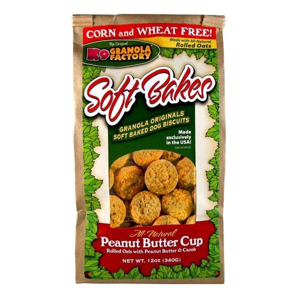 K9 Granola Factory Soft Bakes Dog Biscuits Peanut Butter Cup 1ea/12 oz