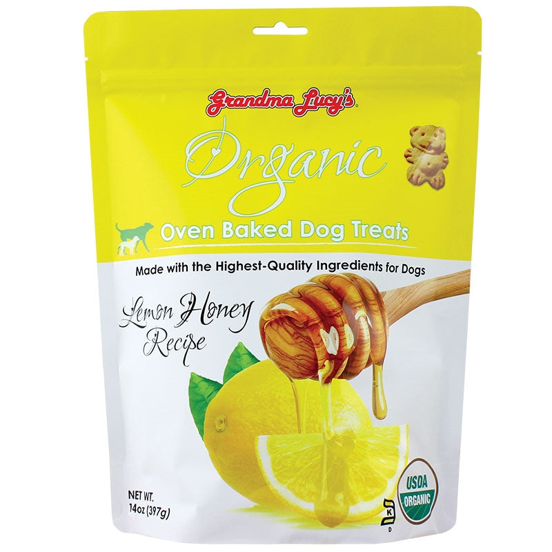 Grandma Lucys Dog Organic Baked Honey Treats 14 oz.