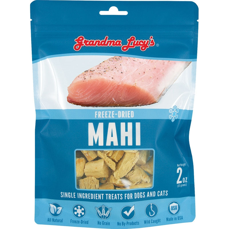 Grandma LucyS Dog Cat Freeze-Dried Singles Mahi 2oz.