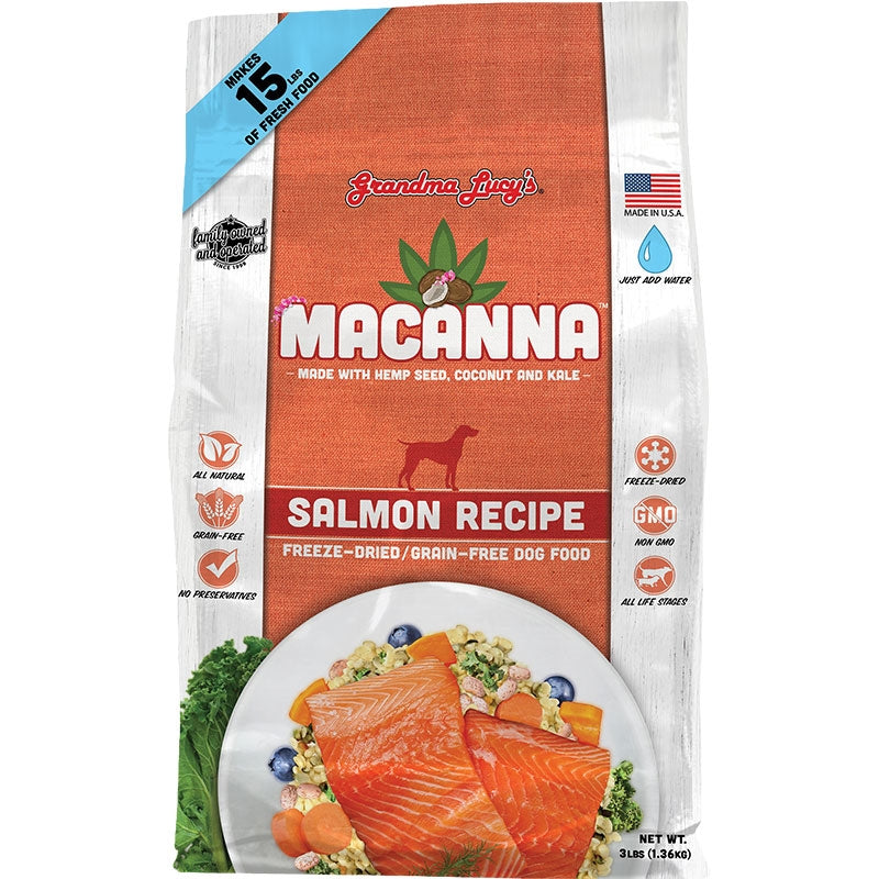 Grandma Lucys Dog Macanna Ana Grain Free Free Salmon 1 Lbs