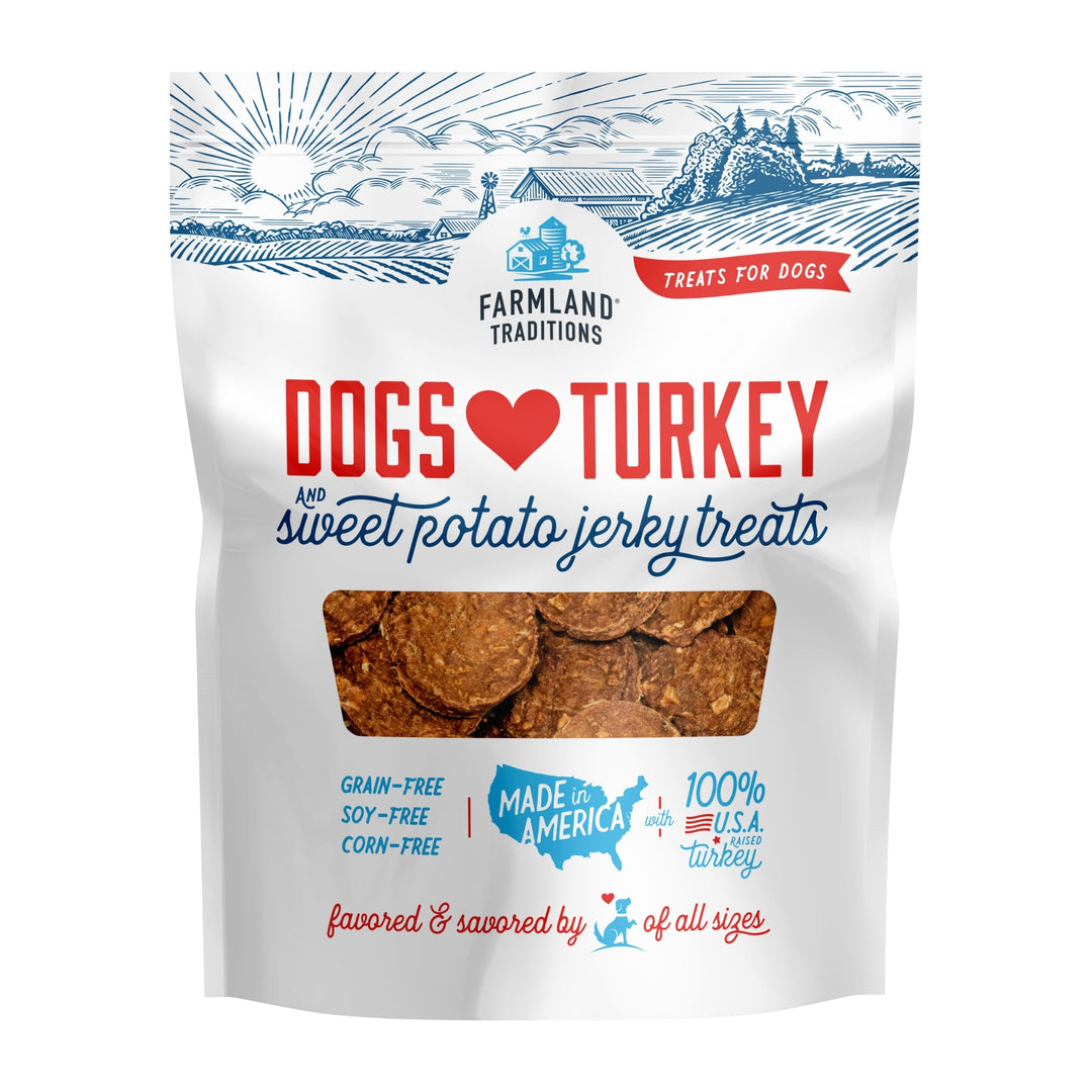 Farmland Traditions Dogs Love Turkey and Sweet Potato Dog Treats 1ea/48oz.