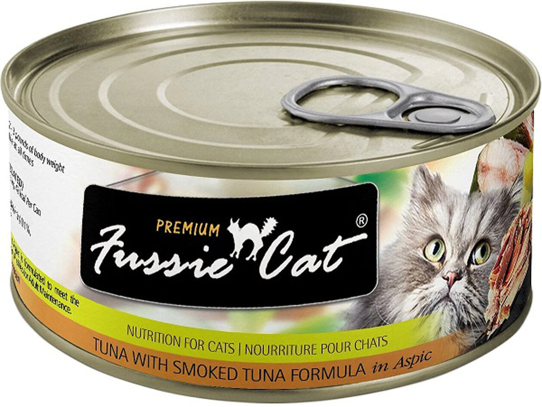 **Fussie Cat Premium Tuna Smoked In Aspic 2.82oz. (Case of 24)