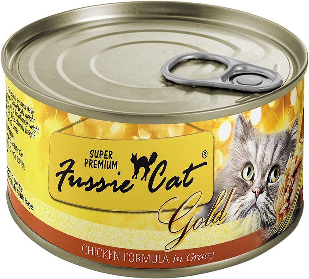 **Fussie Cat Chicken With Gravy 5.5oz. (Case of 24)