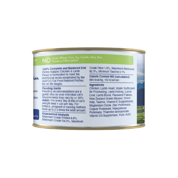 Feline Natural Canned Chicken & Lamb 6oz. (Case of 12)