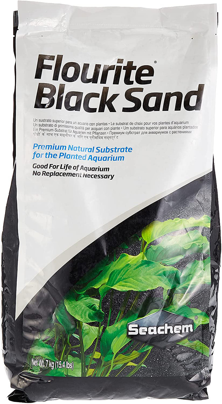 Seachem Laboratories Flourite Planted Aquarium Sand Black; 1ea-15.4 lb