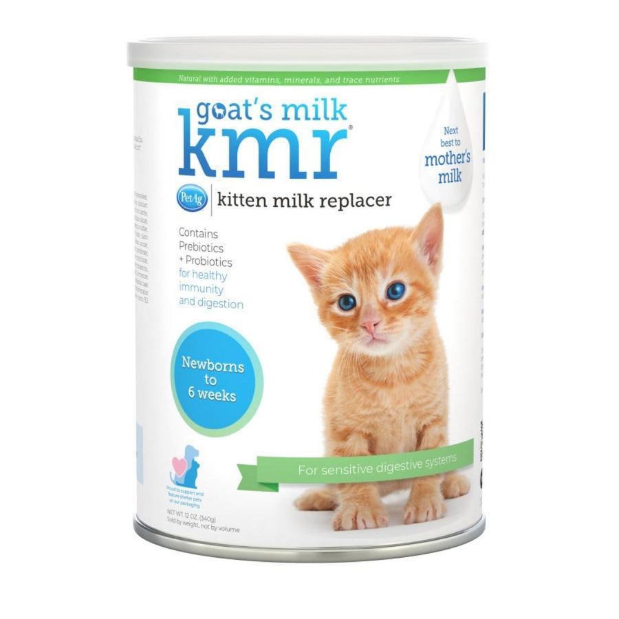 PetAg Goats Milk KMR Kitten Milk Replacer Powder: 1ea/12 oz