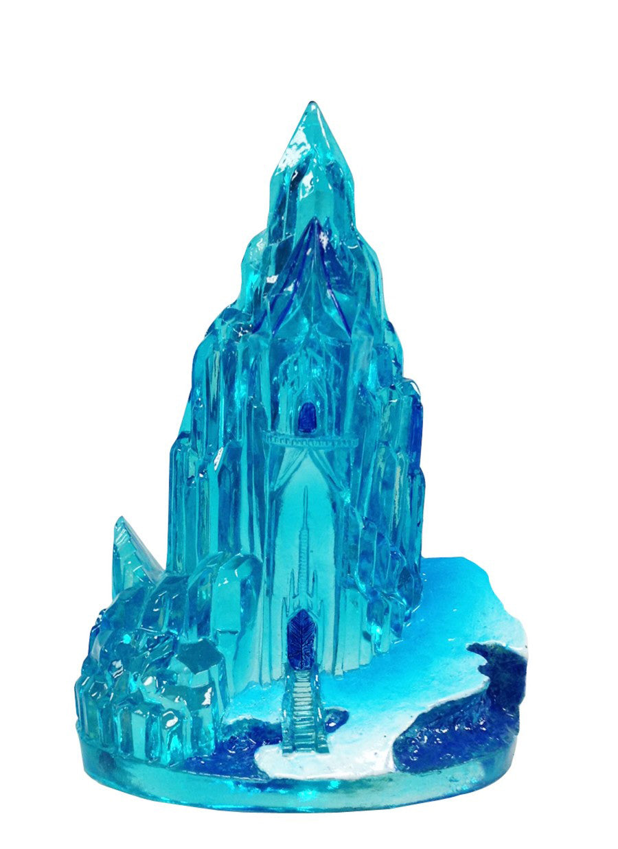Disney Frozen Ice Castle Resin Ornament Blue 2.5 in Mini