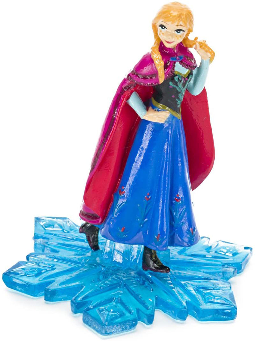 Disney Frozen Anna Resin Ornament Blue; Pink 4.5 in Large