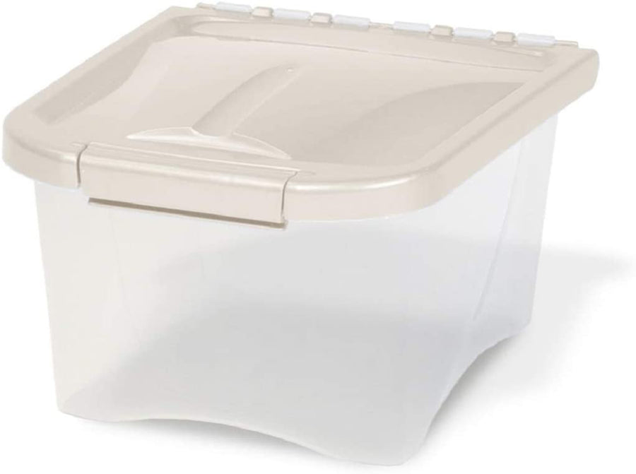 Van Ness Plastics Pet Food Container White; Clear 5 Pounds