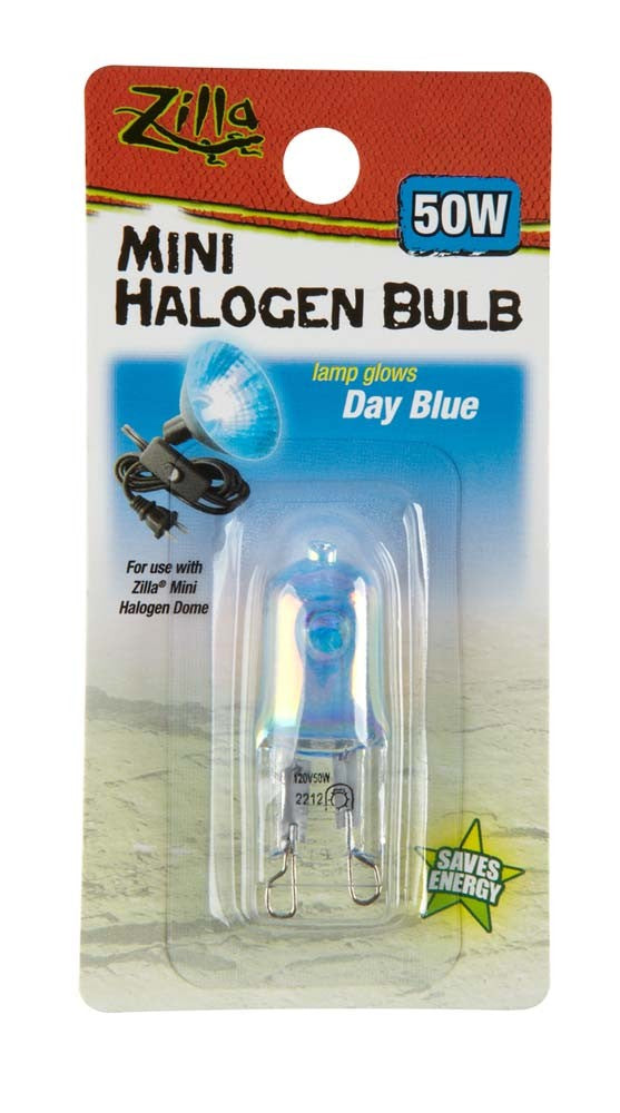 Zilla Mini Halogen Bulbs Day Blue 50 Watts