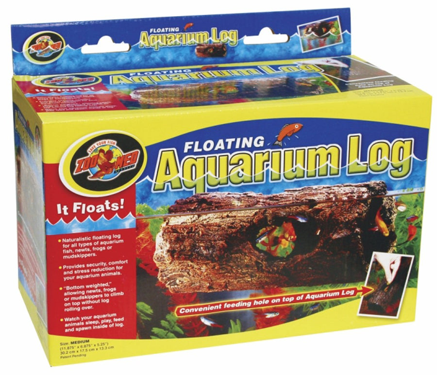 Zoo Med Floating Aquarium Log Brown Medium
