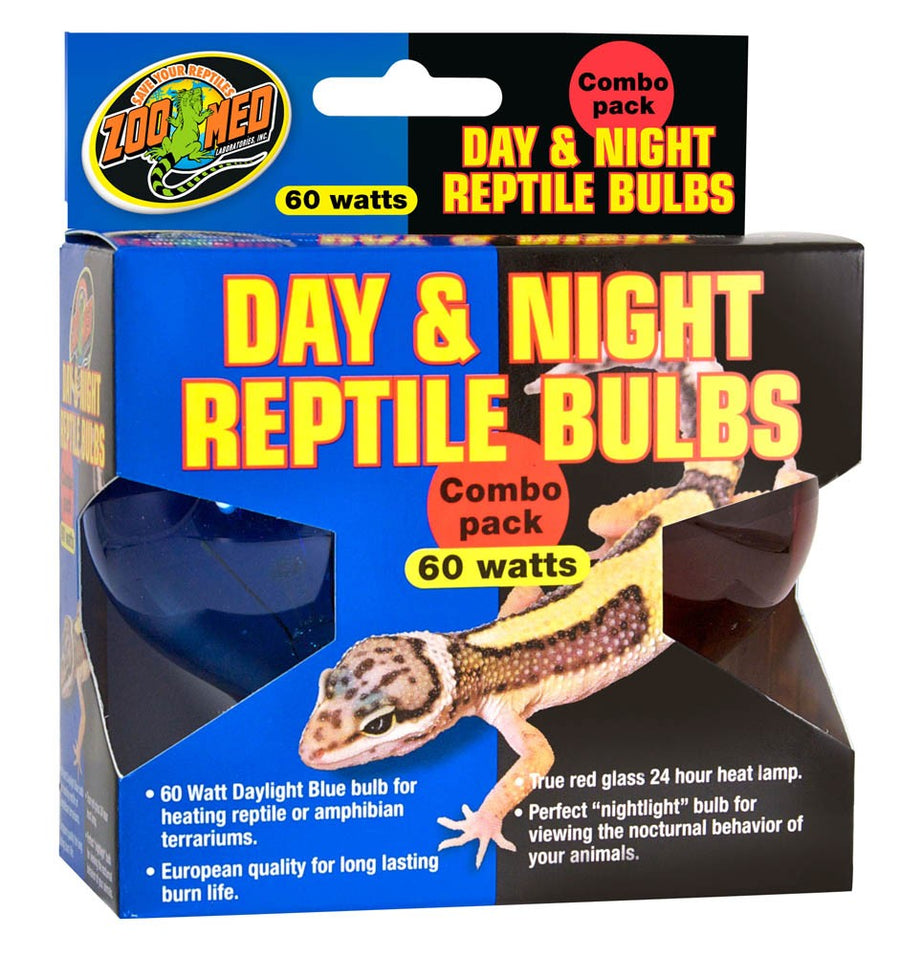 Zoo Med Day and Night Reptile Bulb Combo Pack