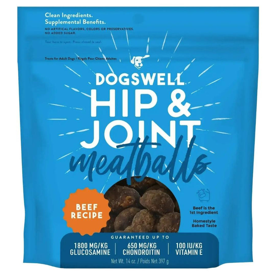 Dogswell Dog Hip & Joint Meatballs Grain Free Beef 14 oz.