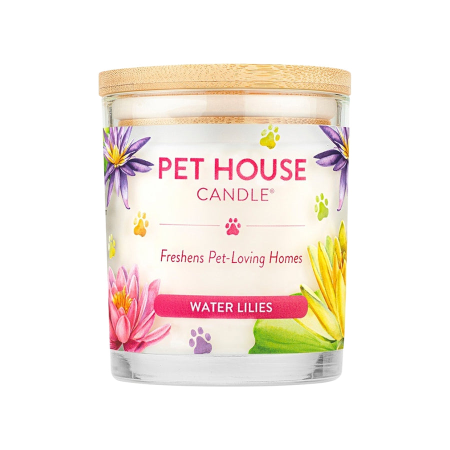 Pet House Candle Water Lillies Large