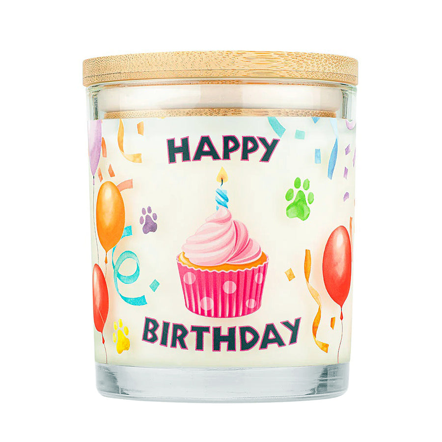 Pet House Candle Happy Birthday Large