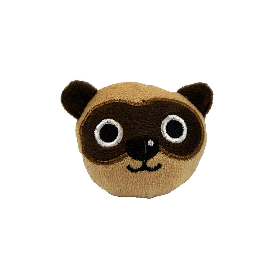Marshall Pet Products Ferret Face Toy Tan; Brown One Size