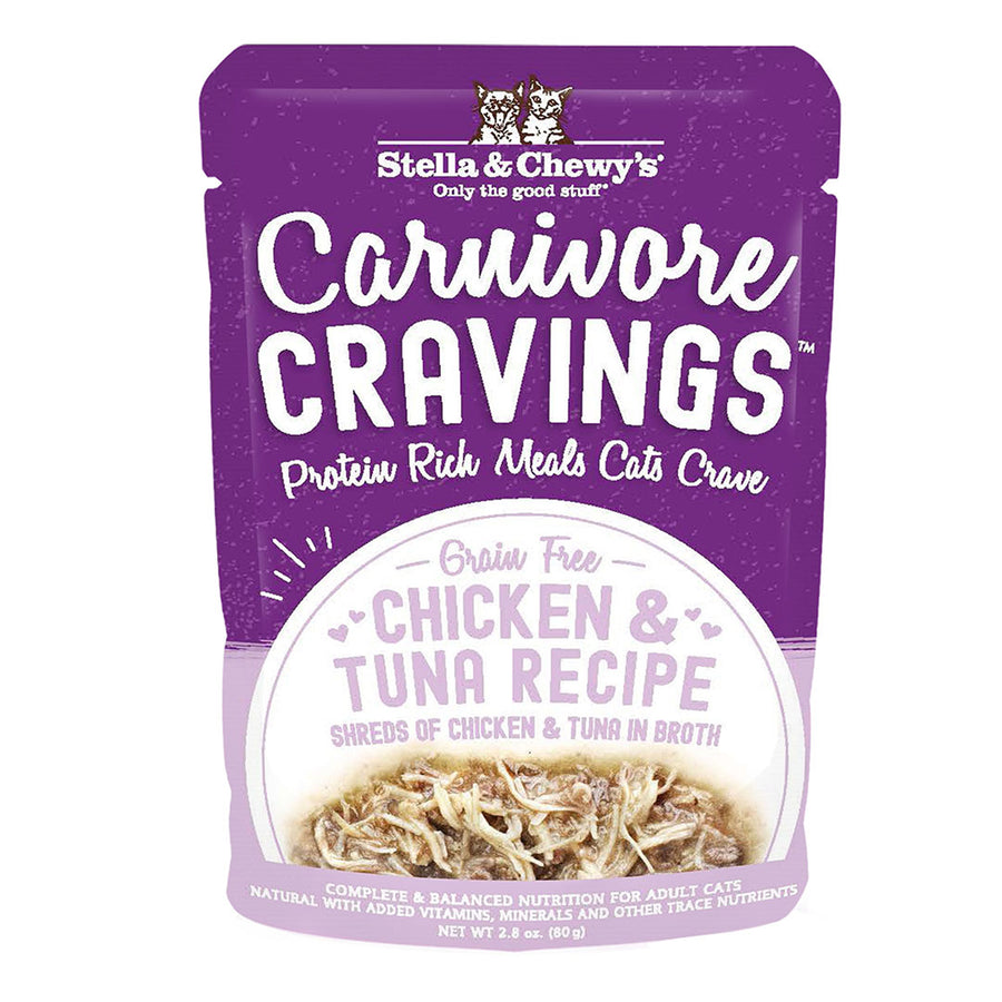 Stella and Chewys Carnivore Cravings Chicken and Tuna Recipe; 2.8Oz (Case Of 24)