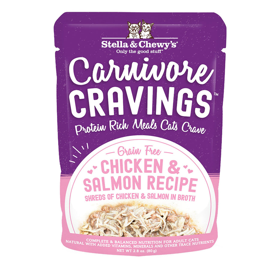 Stella and Chewys Carnivore Cravings Chicken and Salmon Recipe; 2.8Oz (Case Of 24)