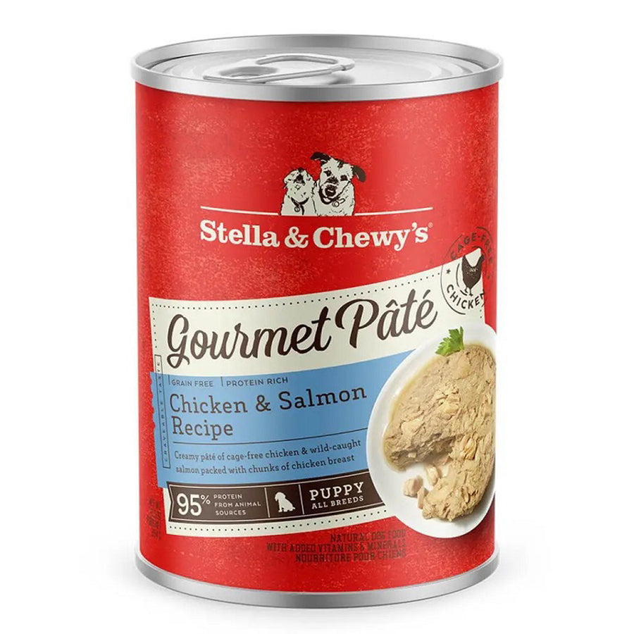 Stella and Chewys Dog Gourmet Pate Puppy Chicken and Salmon 12.5Oz