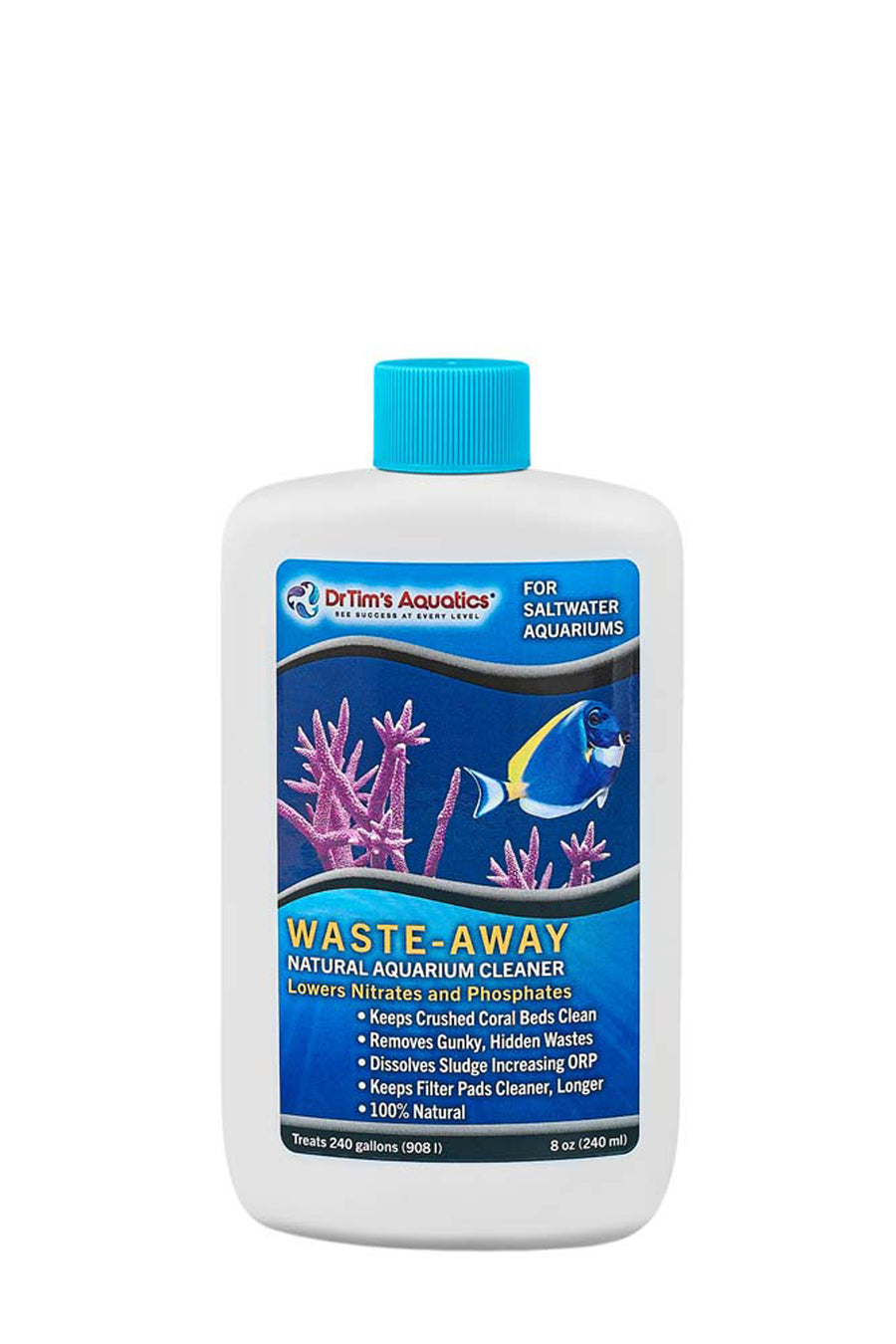 Dr. Tims Aquatics Waste-Away Natural Aquarium Cleaner for Saltwater Aquarium 8 fl. oz