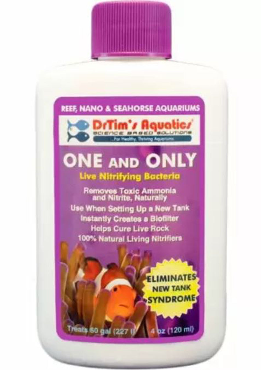 Dr. Tims Aquatics One and Only Live Nitrifying Bacteria for Reef Aquarium 4 fl. oz