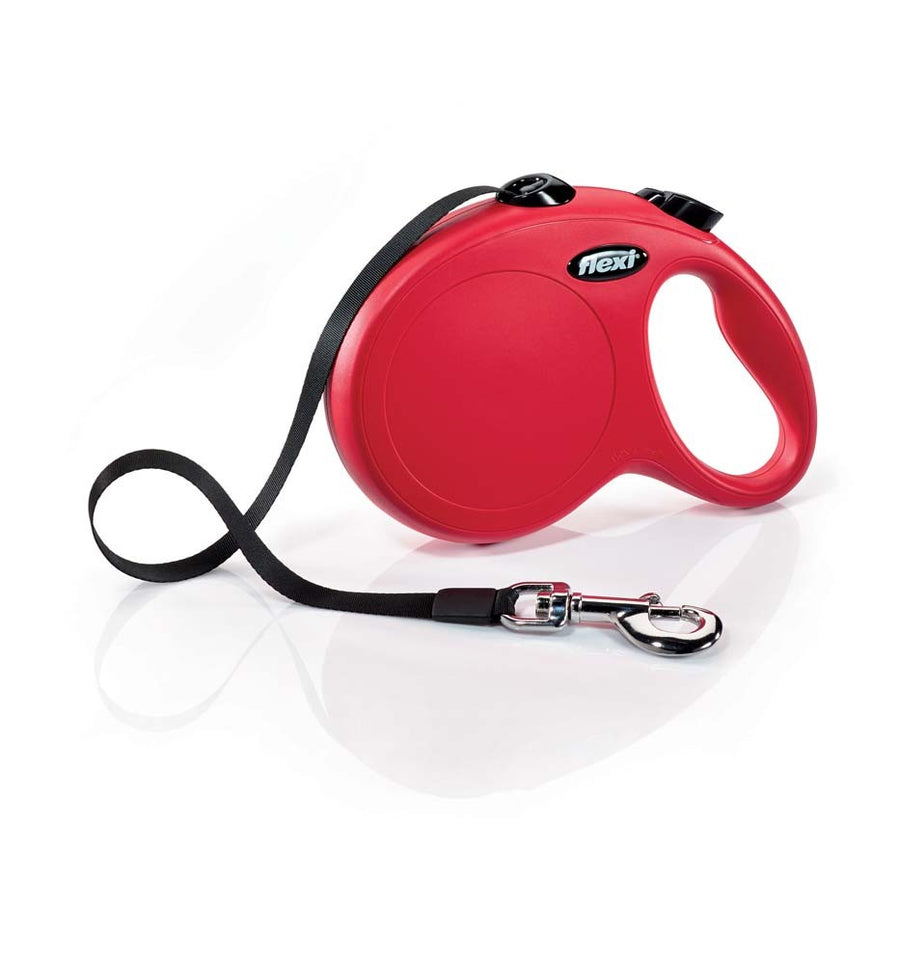 Flexi Classic Retractable Tape Dog Leash Red 26 ft Large