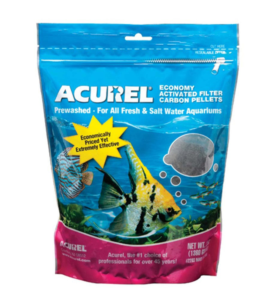 Acurel Economy Activated Carbon Filter Pellets 3 lb Large