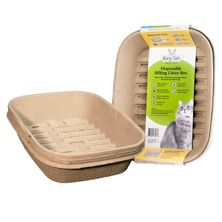 SmartyKat Kitty Sift Disposable Sifter Cat Litter Box 1ea-LG